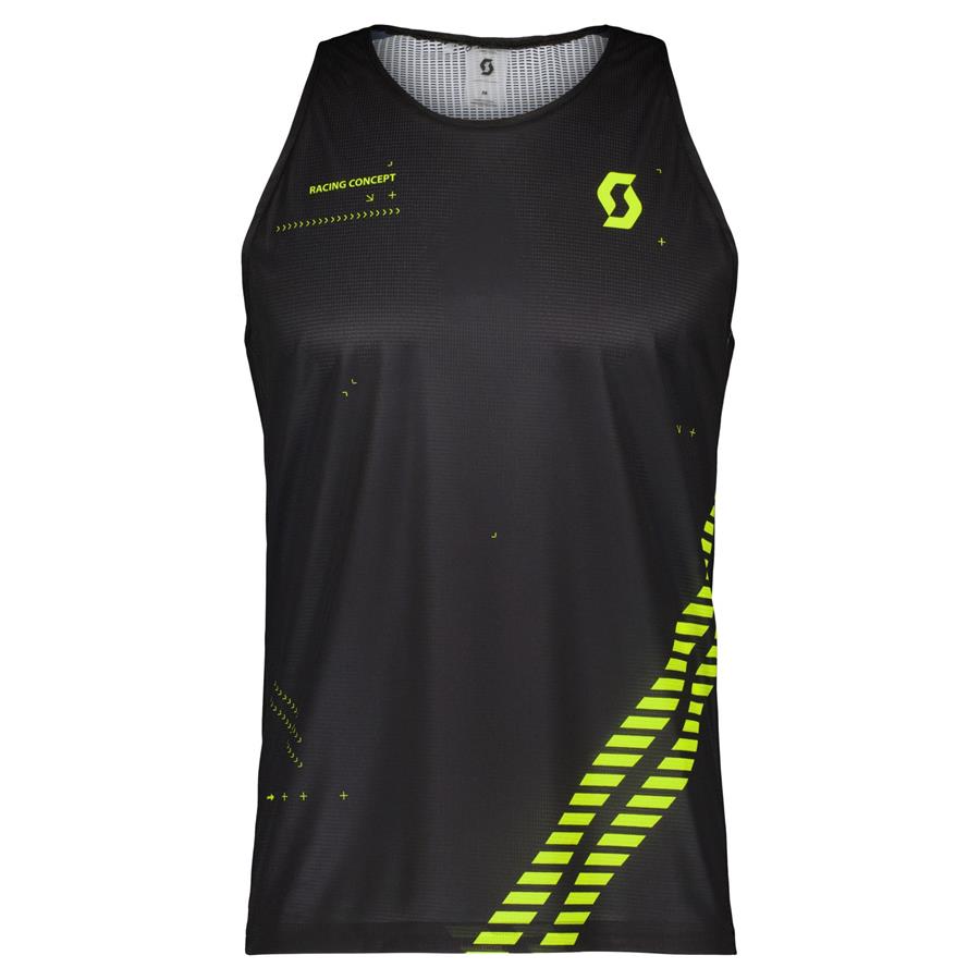 TEKAŠKA MAJICA BREZ ROKAVOV SCOTT RC čr/ru