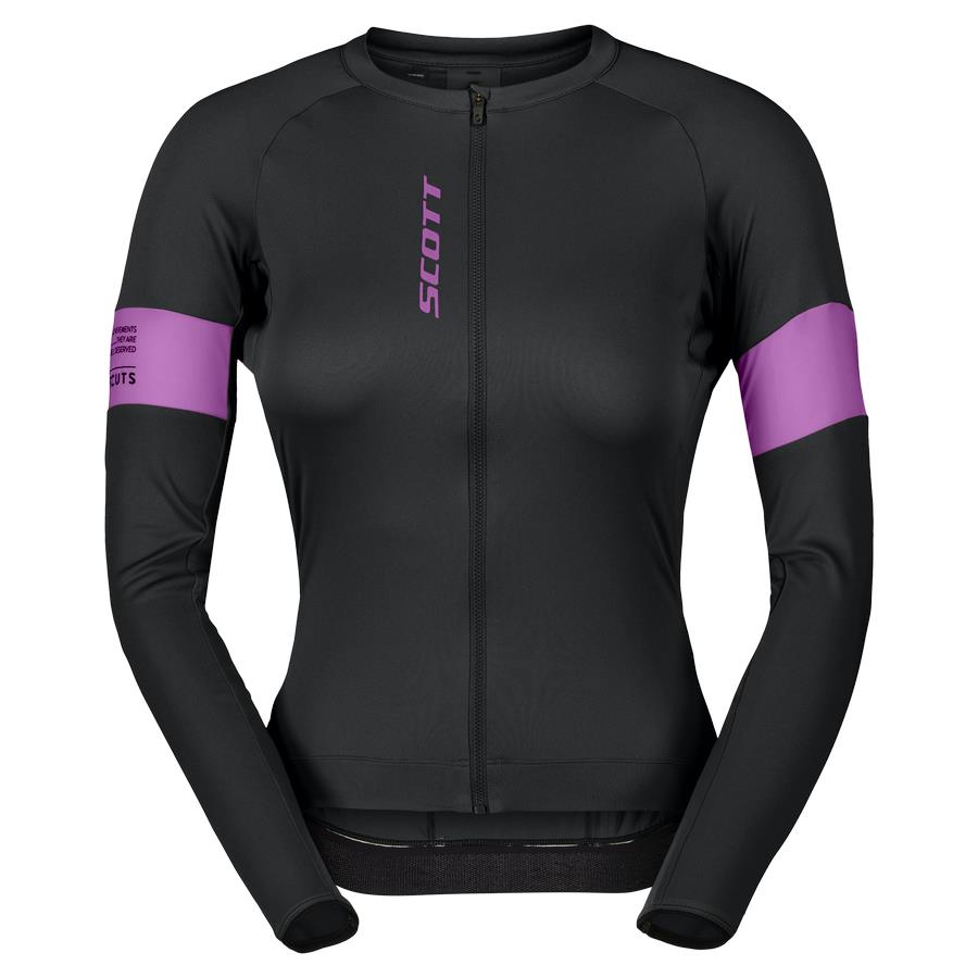 Ženska kolesarska majica SCOTT ENDURANCE PRO čr/vij