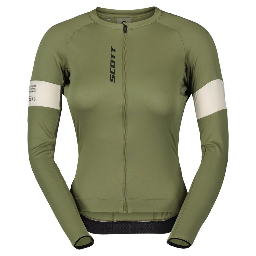 Ženska kolesarska majica z dolgimi rokavi SCOTT ENDURANCE PRO ze/be