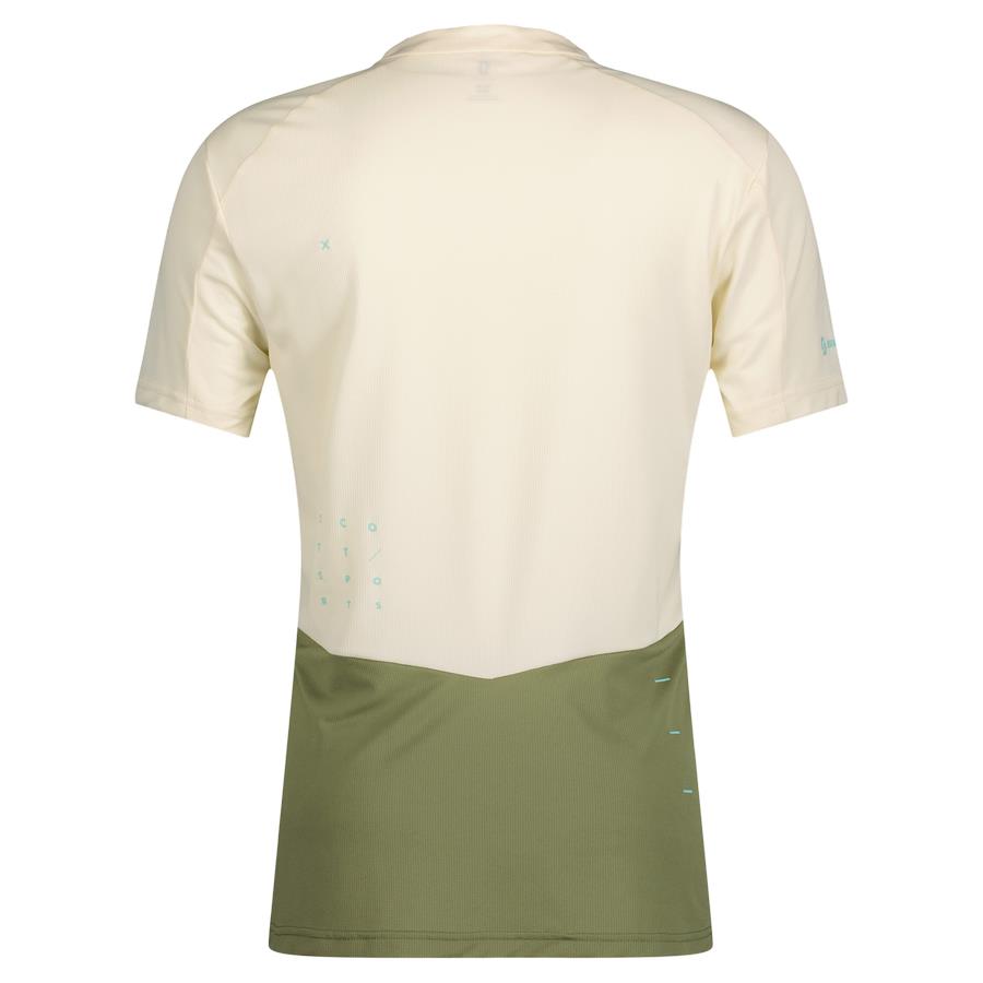 Ženska kolesarska majica SCOTT TRAIL VERTIC ZIP kr ze/be