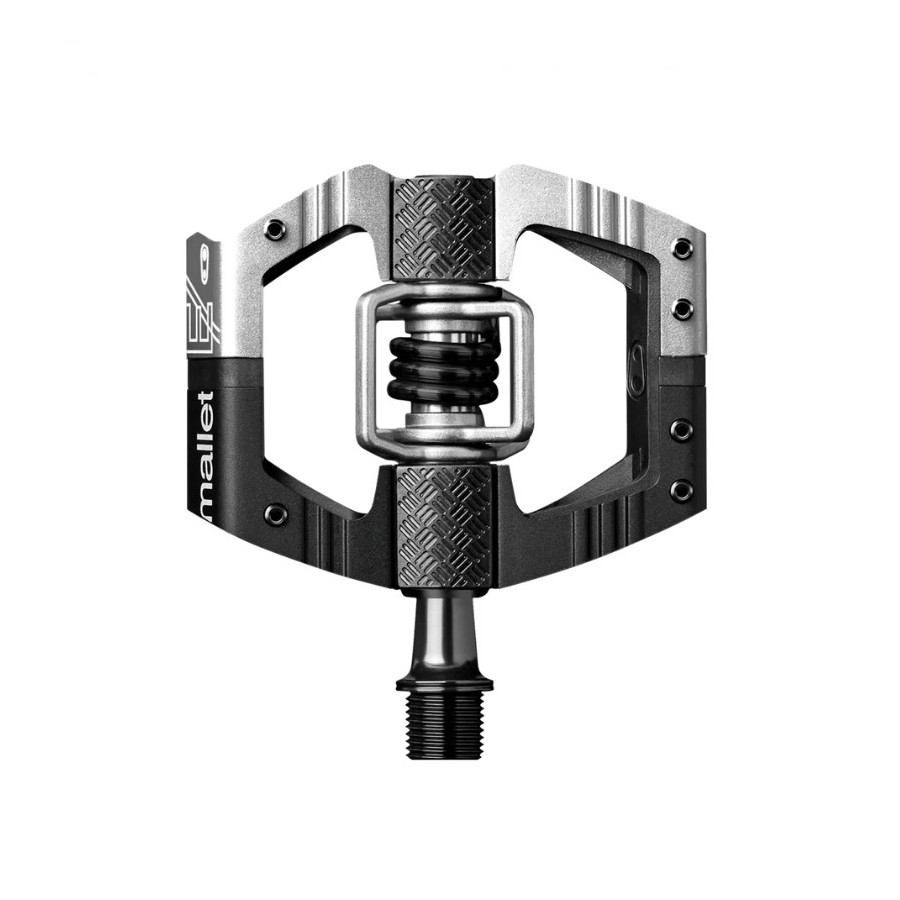 PEDALA CRANKBROTHERS MALLET E LONG SPINDLE čr/sr