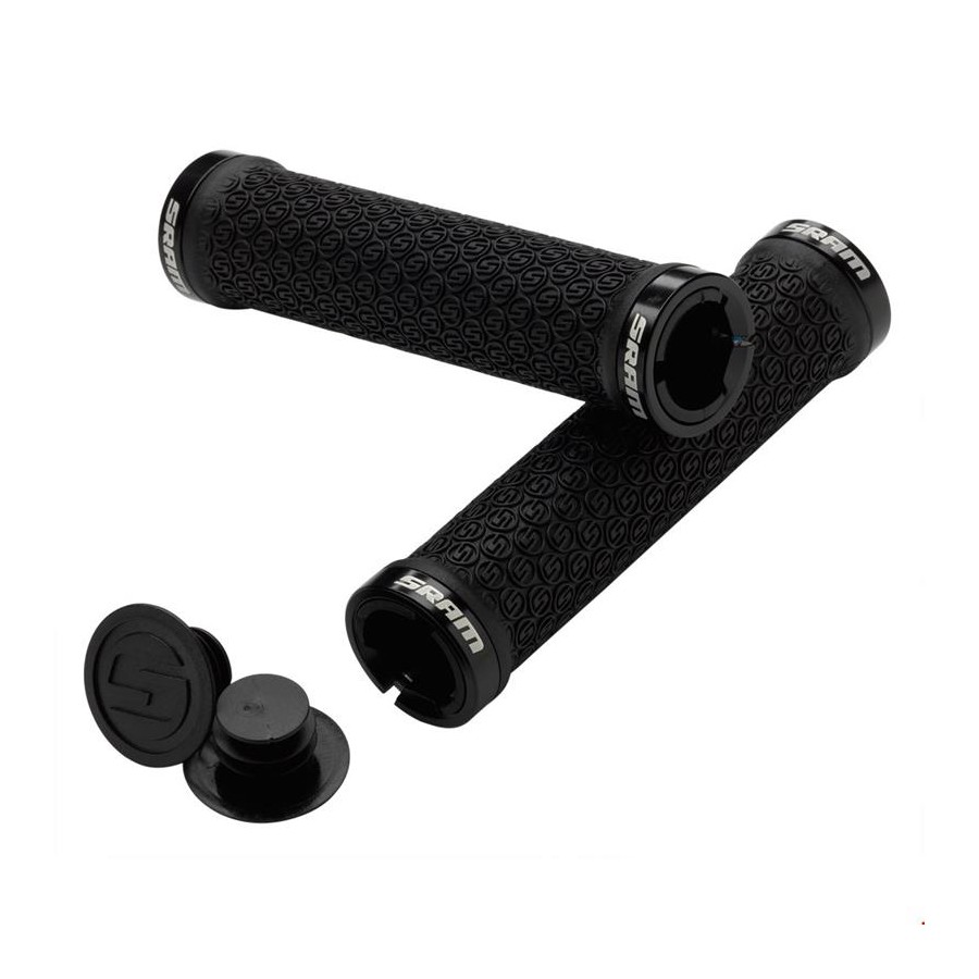 Ročaji Sram Locking Double Clamps & End Plugs čr