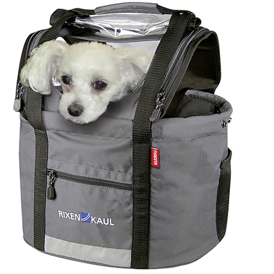 Kolesarska torba KlickFix Doggy Čr/Si brez nosilca