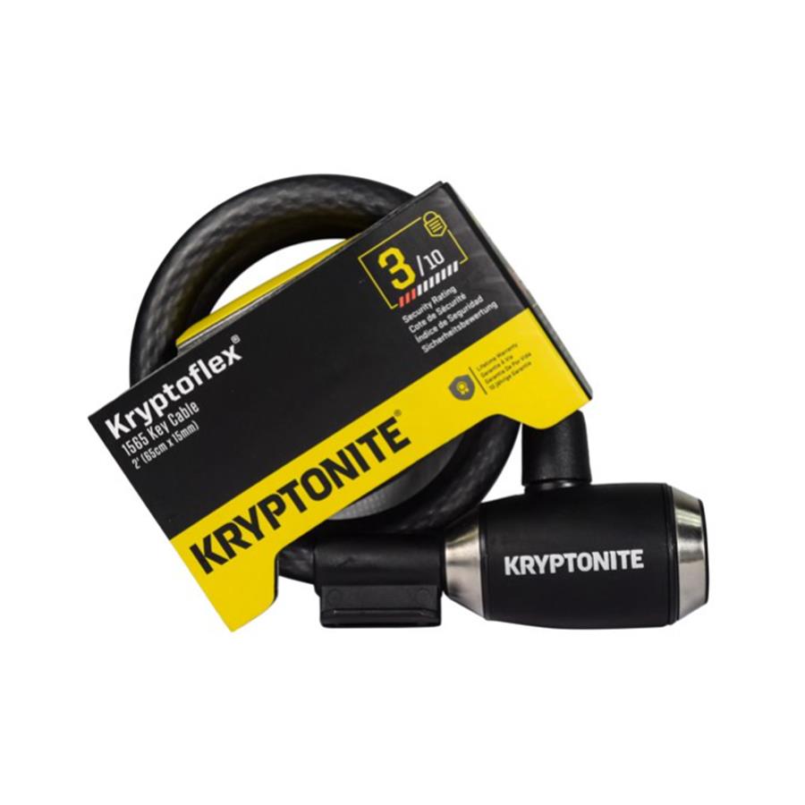 Ključavnica Kryptonite kabel na ključ KRYPTOFLEX 1565 15X650