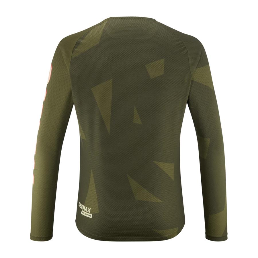 KOLESARSKA MAJICA Z DOLGIMI ROKAVI MAVIC DEEMAX ENDURO LS camo/ze