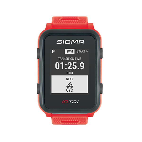 Športna ura Sigma iD.TRI neon red Set