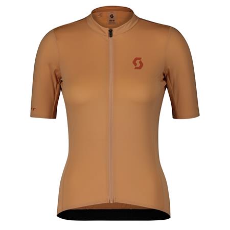Ženska kolesarska majica SCOTT W RC PREMIUM ro/bež/or