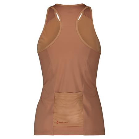 Ženska kolesarska majica SCOTT W ENDURANCE 10 br ro/bež/or