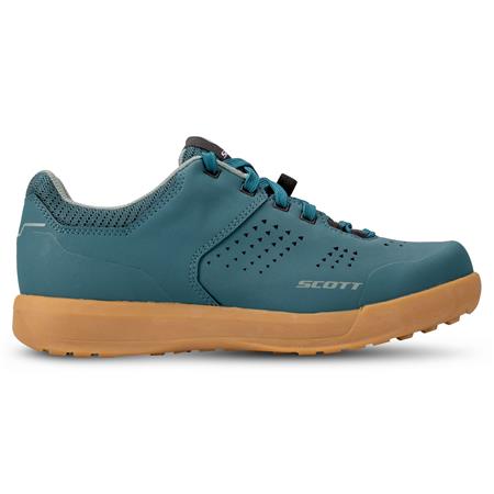 Ženski kolesarski čevlji SCOTT MTB SHR-ALP FLAT LACE tmo/ze