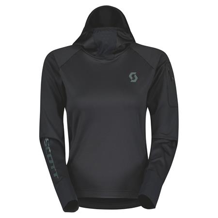 Ženski termo pulover SCOTT TRAIL STORM HOODY čr