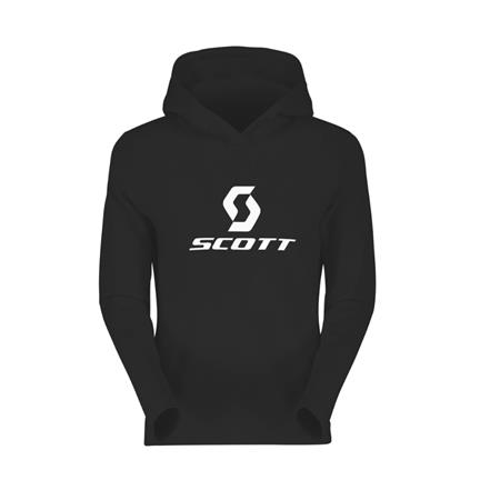 Ženski pulover Scott DEFINED MID s kapuco čr