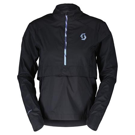 Ženska kolesarska vetrovka SCOTT W CONTESSA SIGN. ANORAK čr