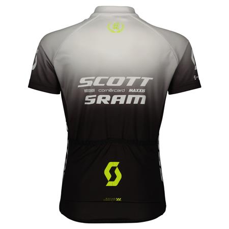 OTROŠKA KOLESARSKA MAJICA SCOTT SCOTT-SRAM PRO čr/be