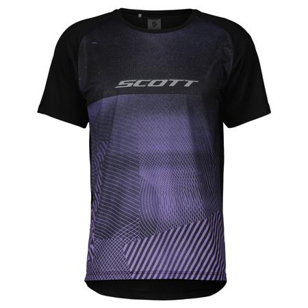 Kolesarska majica SCOTT TRAIL TUNED kr čr/vij