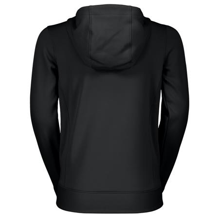 OTROŠKI PULOVER SCOTT ICON S KAPUCO črn