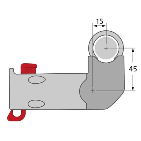 Distančnik KLICKfix DISTANZSET E 90