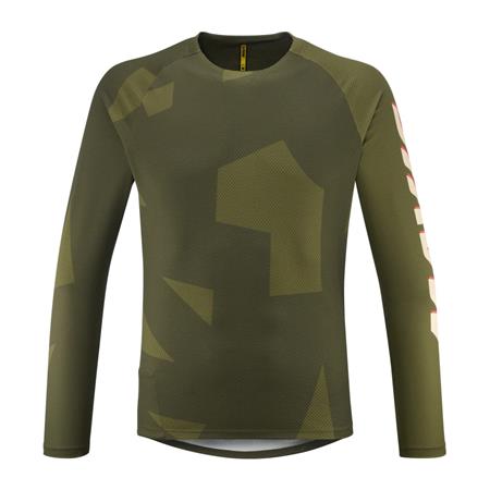 KOLESARSKA MAJICA Z DOLGIMI ROKAVI MAVIC DEEMAX ENDURO LS camo/ze