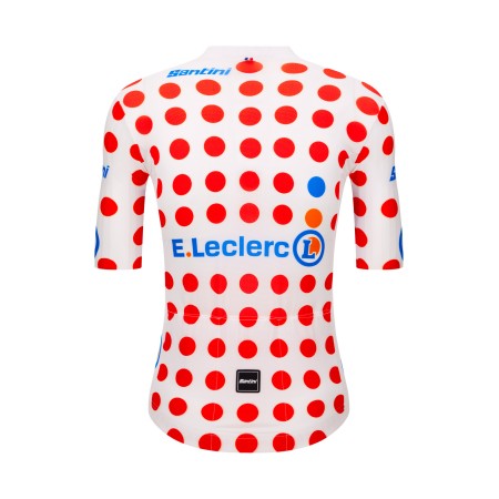 KOLESARSKA MAJICA SANTINI TOUR DE FRANCE POLKA DOT 25